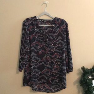 Quarter length blouse